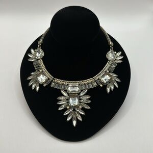LOFT x GIULIANA RANCIC Crystal Bib Statement Necklace